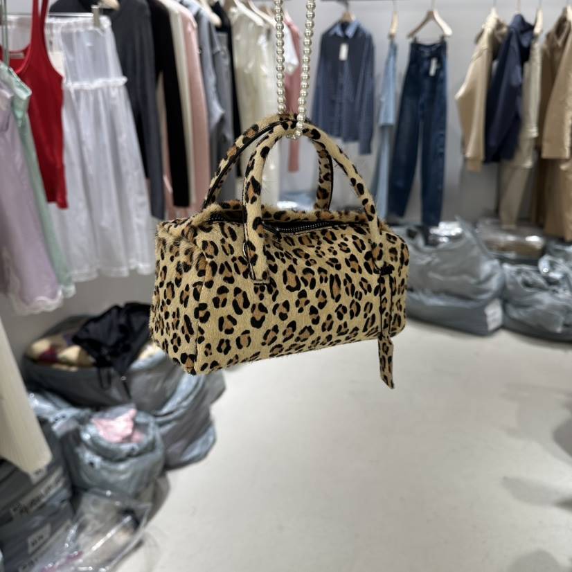 CONNAUGHT/DAILYJUD韓國代購女裝新品人氣26春夏手提包豹紋CONNAUGHT/DAILYJUD手提包