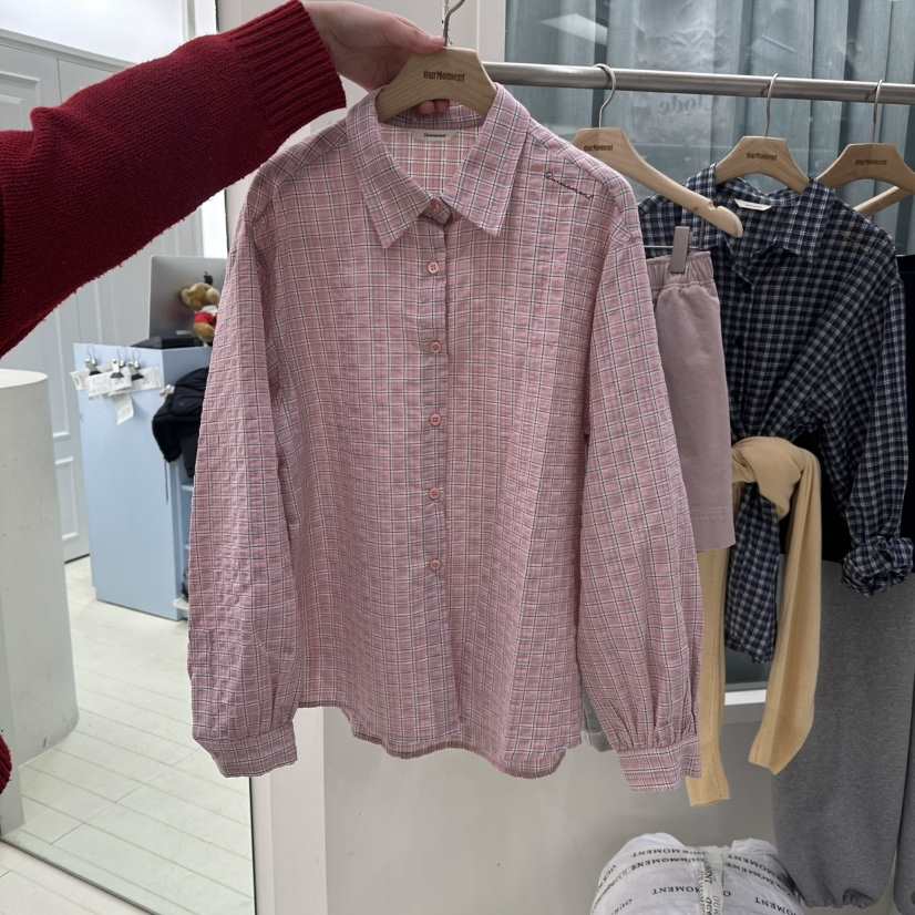 OURMOMENT東大門直郵女士新款休閑時尚職業推薦襯衫蕾絲衫OURMOMENT襯衫/蕾絲衫