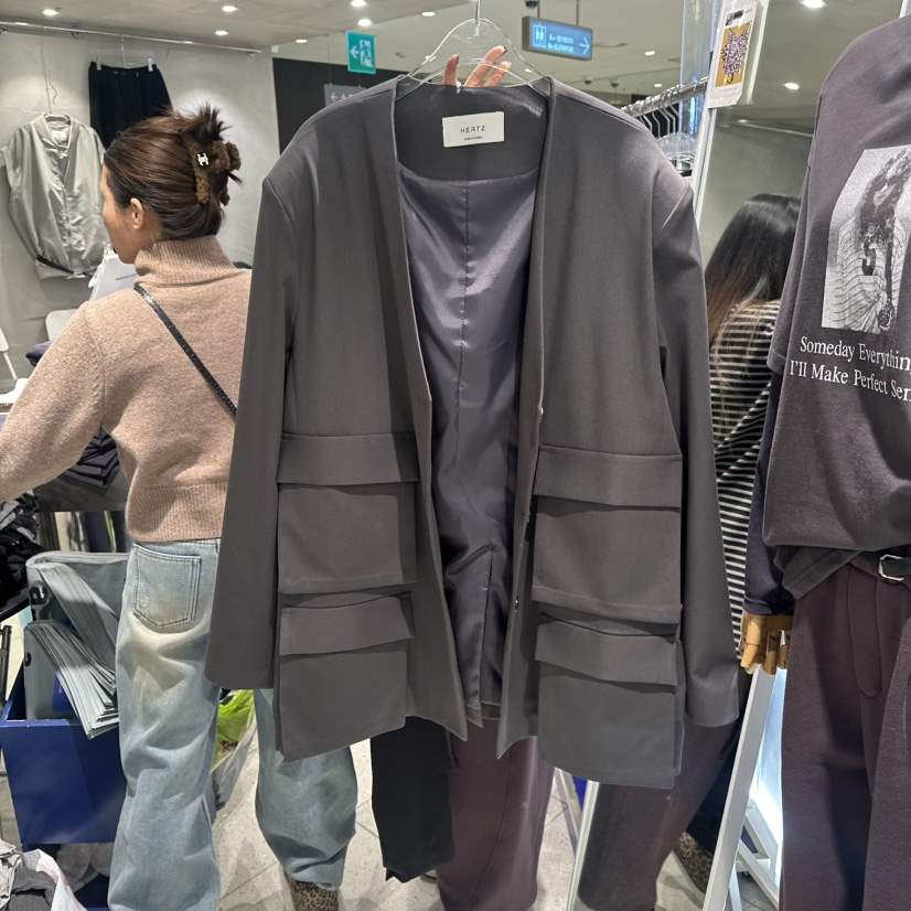 HERTZ-P韓國代購女士新款推薦26春夏休閑人氣職業熱賣夾克HERTZ-P夾克