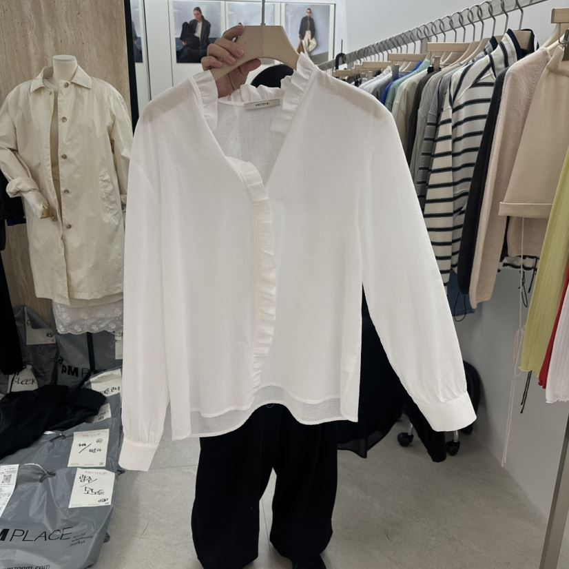 WRITTEN BY東大門直郵女士新品時尚推薦襯衫蕾絲衫荷葉邊WRITTEN BY襯衫/蕾絲衫