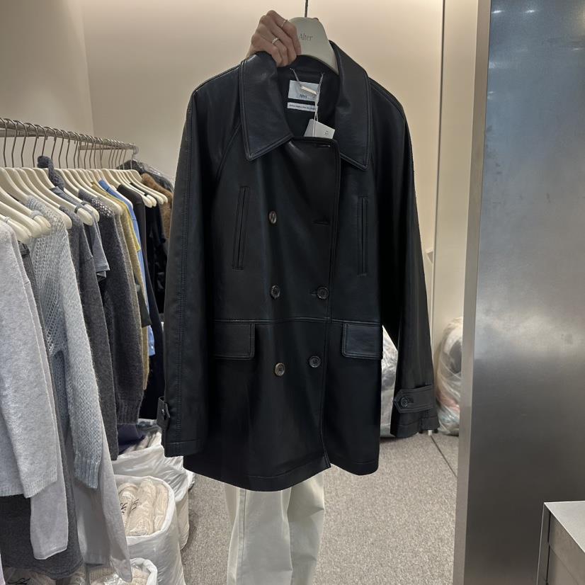 ALTER東大門實拍女裝新品人氣26春夏熱賣真品皮衣皮革雙層Alter皮衣