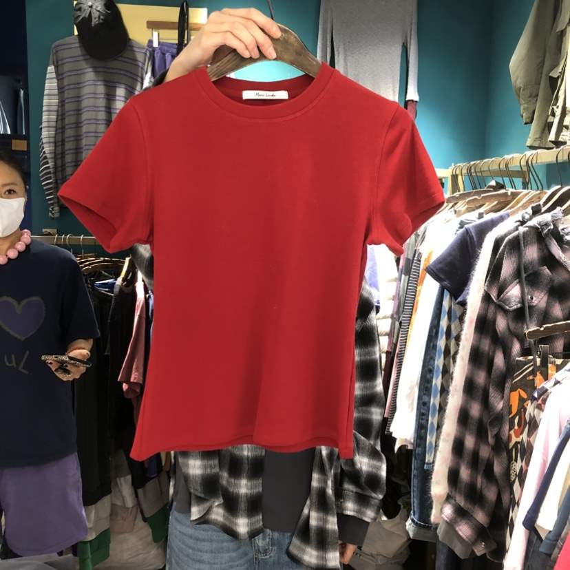 MERCI LINDA東大門直郵女裝新款26春夏真品職業休閑人氣T恤MERCI LINDAT恤