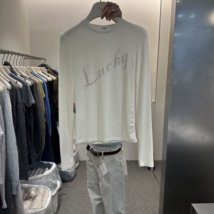 ALTER東大門代購女裝新品休閑推薦熱賣時尚26春夏長袖T恤Alter長袖T恤
