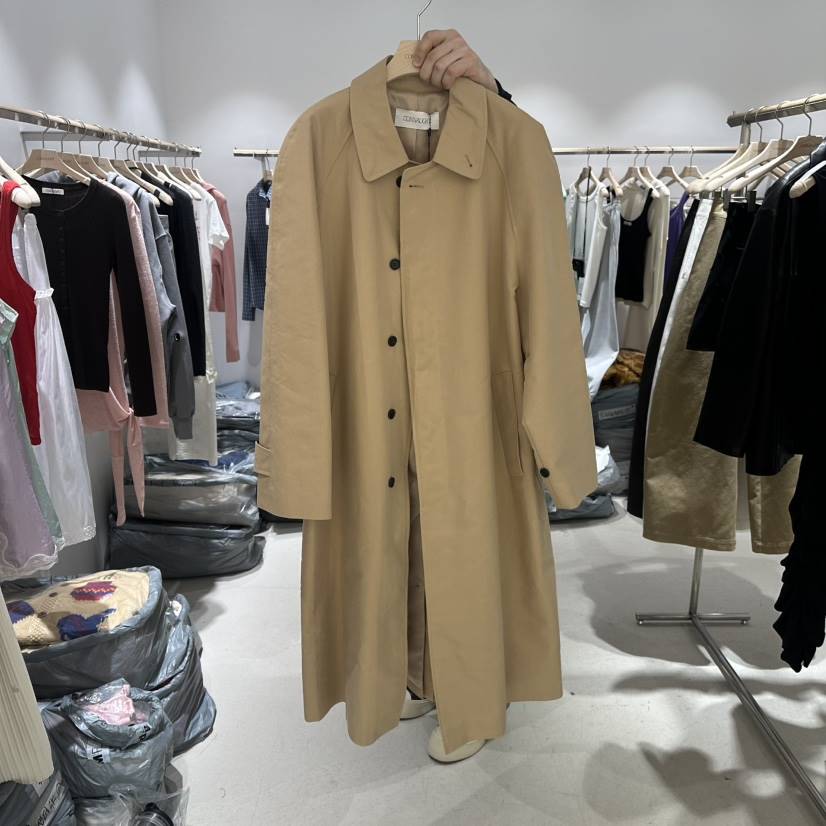 CONNAUGHT/DAILYJUD韓國直郵女裝新款真品人氣熱賣長款風衣CONNAUGHT/DAILYJUD長款風衣