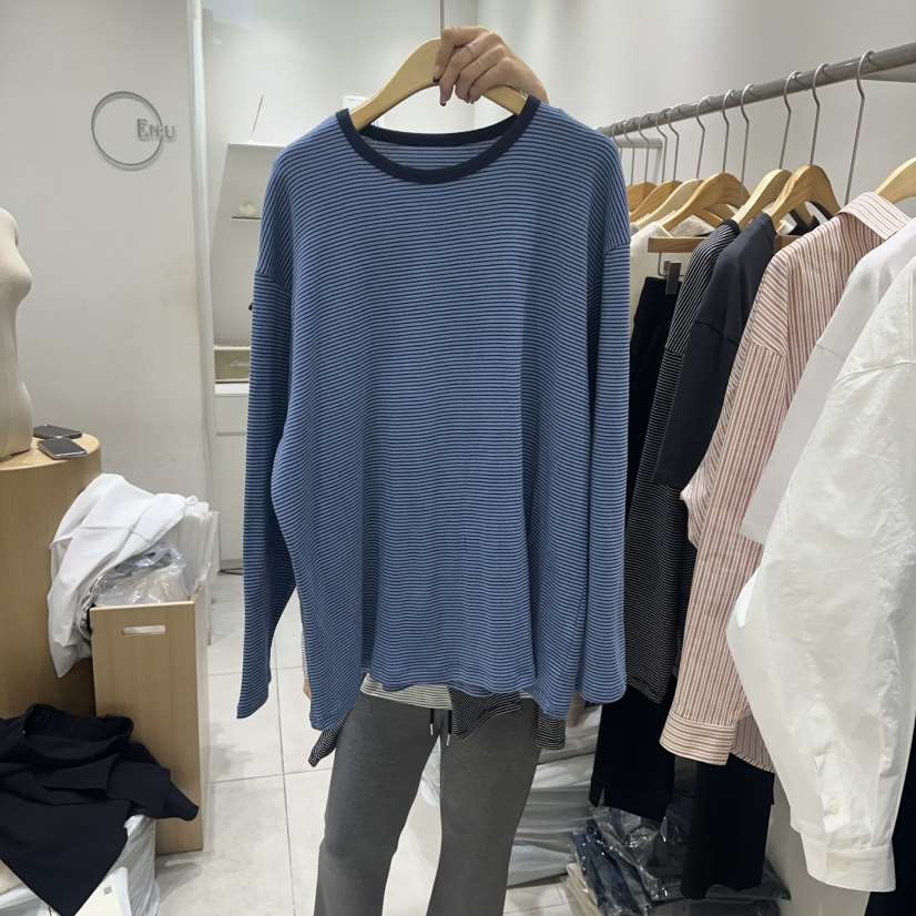 EN.U東大門代購女裝新款真品人氣26春夏職業推薦長袖T恤EN.U長袖T恤