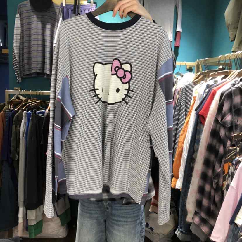 MERCI LINDA東大門實拍女士新品休閑時尚26春夏真品長袖T恤MERCI LINDA長袖T恤