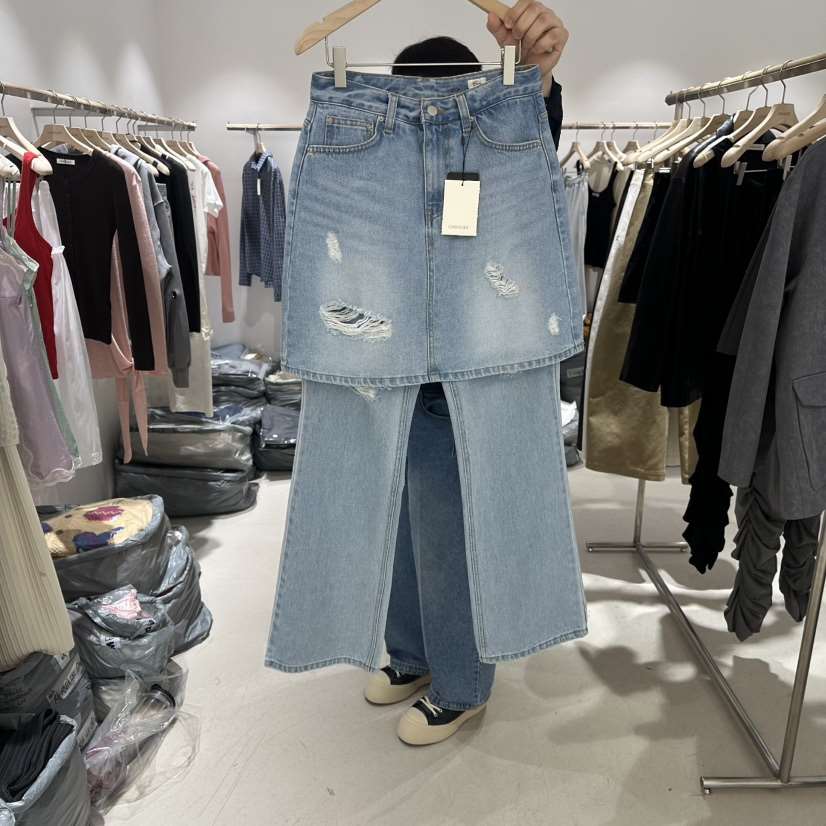 CONNAUGHT/DAILYJUD東大門實拍女裝新品真品時尚裙褲開衩CONNAUGHT/DAILYJUD裙褲