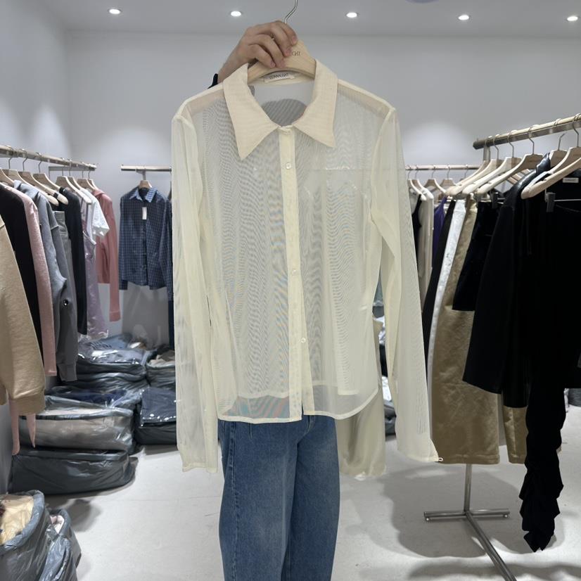 CONNAUGHT/DAILYJUD韓國代購女士新品職業襯衫蕾絲衫透視CONNAUGHT/DAILYJUD襯衫/蕾絲衫