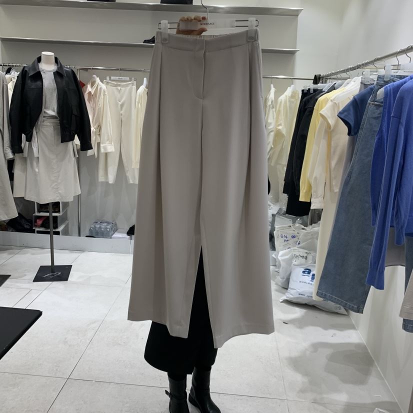 WOOD SAGE韓國代購女裝新款時尚人氣職業休閑26春夏休閑褲WOOD SAGE休閑褲