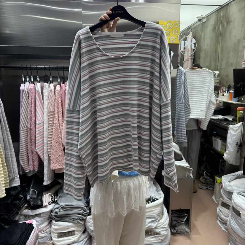 RUNWAY-런웨이韓國代購女裝新品職業推薦真品時尚長袖T恤RUNWAY長袖T恤