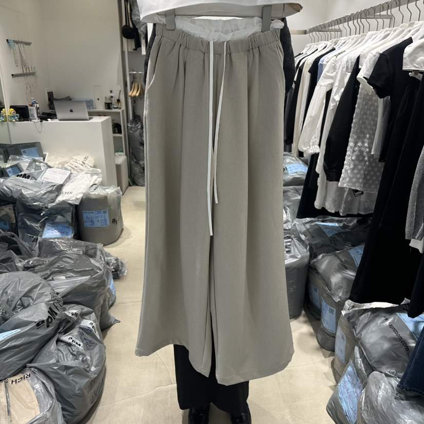 RICH SISTER韓國代購女士新品時尚推薦26春夏休閑褲褶皺RICH SISTER休閑褲