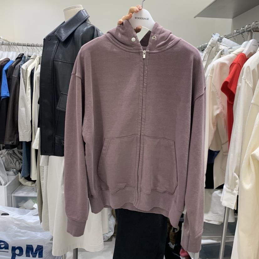 WOOD SAGE韓國代購女士新品時尚休閑26春夏推薦衛衣拉鏈WOOD SAGE衛衣