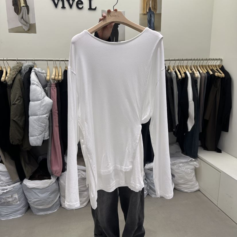 VIVEL東大門實拍女裝新款真品推薦休閑人氣職業熱賣長袖T恤VIVEL長袖T恤