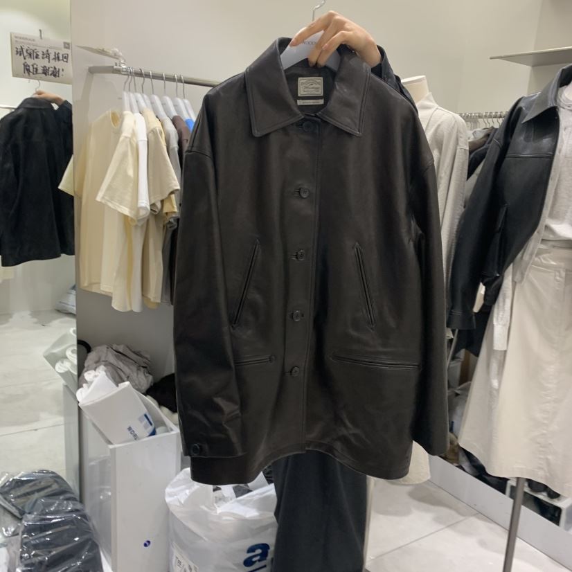 WOOD SAGE東大門代購女士新品熱賣真品職業推薦皮衣羊皮WOOD SAGE皮衣