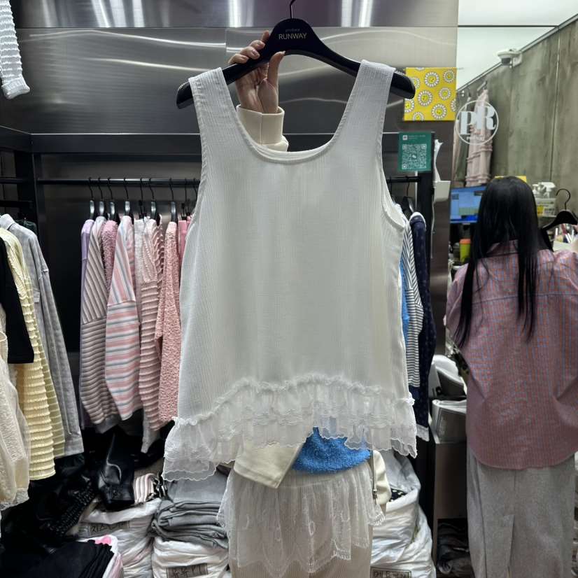 RUNWAY-런웨이韓國直郵女裝新款真品推薦休閑時尚吊帶背心RUNWAY吊帶/背心