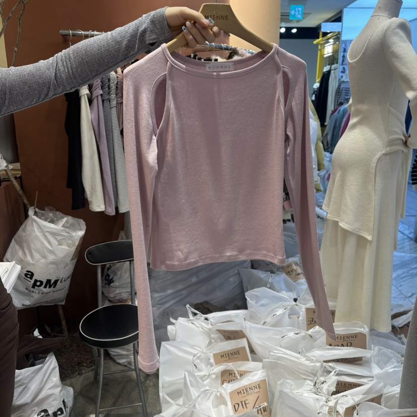 MIENNE東大門直郵女士新品職業熱賣推薦人氣真品26春夏長袖T恤MIENNE長袖T恤
