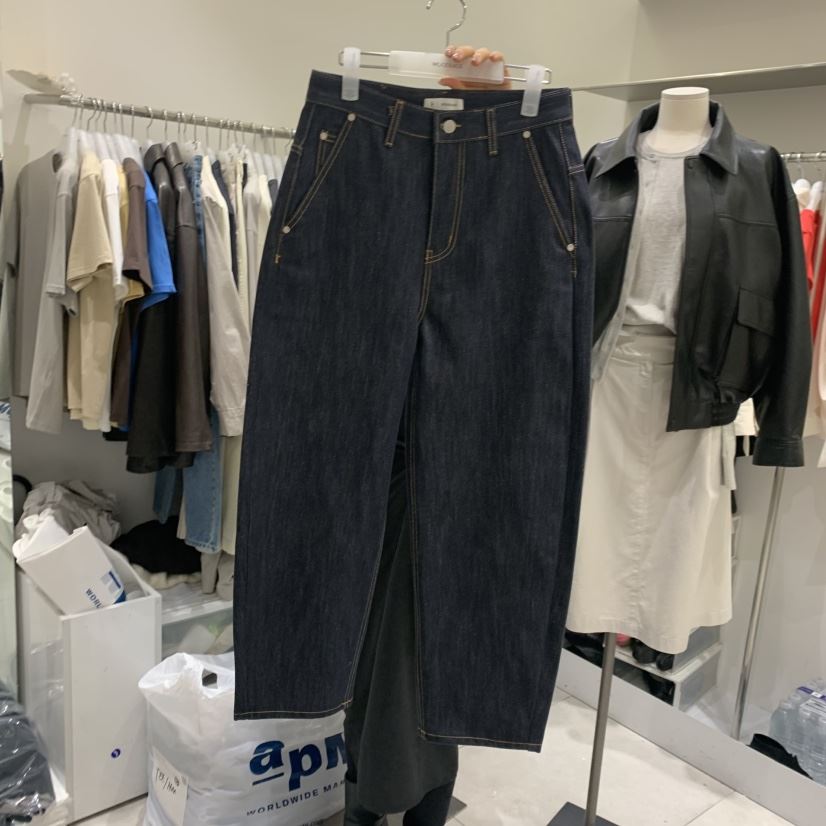 WOOD SAGE東大門代購女裝新款26春夏職業人氣推薦牛仔褲WOOD SAGE牛仔褲