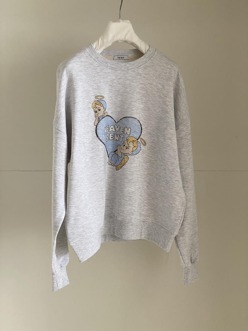 LELEN韓國直郵女士新款職業26春夏熱賣真品人氣推薦休閑衛衣LELEN衛衣