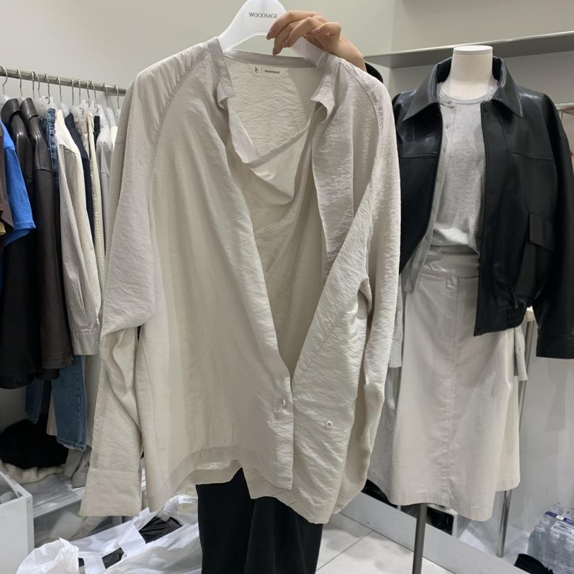 WOOD SAGE東大門直郵女裝新款推薦人氣真品時尚襯衫蕾絲衫WOOD SAGE襯衫/蕾絲衫