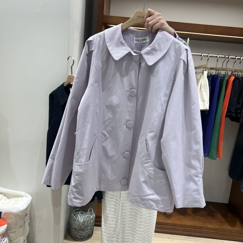 THE CAMEL韓國代購女士新款職業夾克褶皺the came_l 家夾克