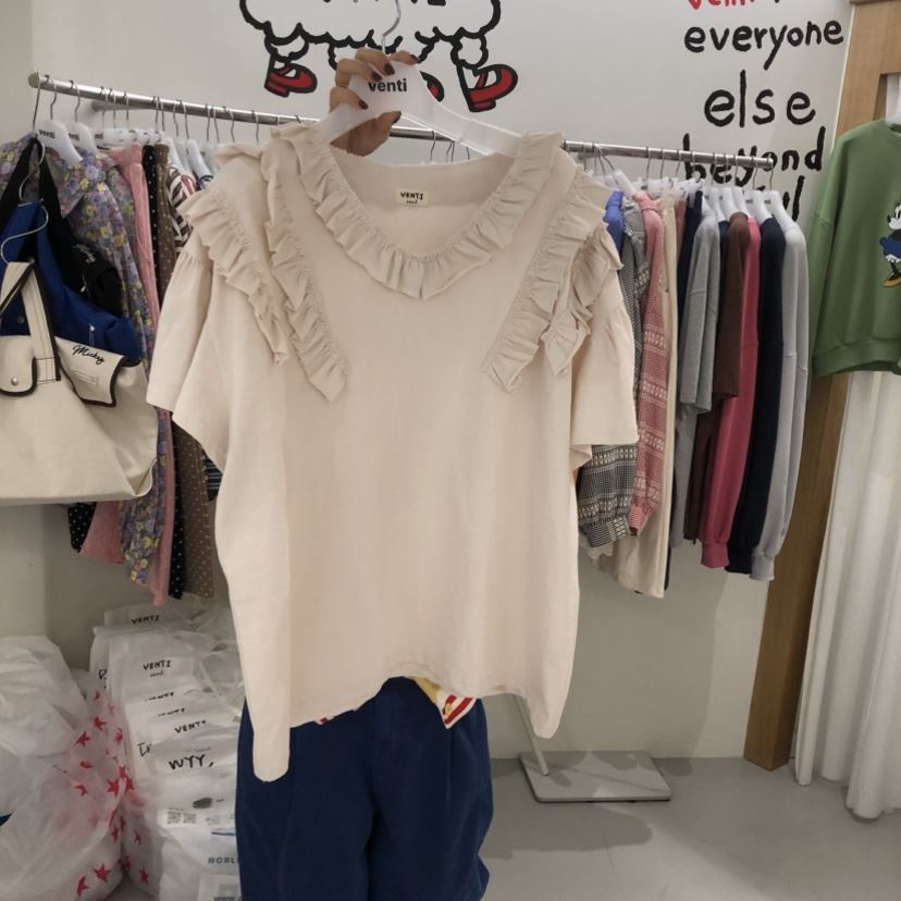 VENTI韓國直郵女裝新品職業推薦時尚真品人氣熱賣休閑T恤VENTIT恤