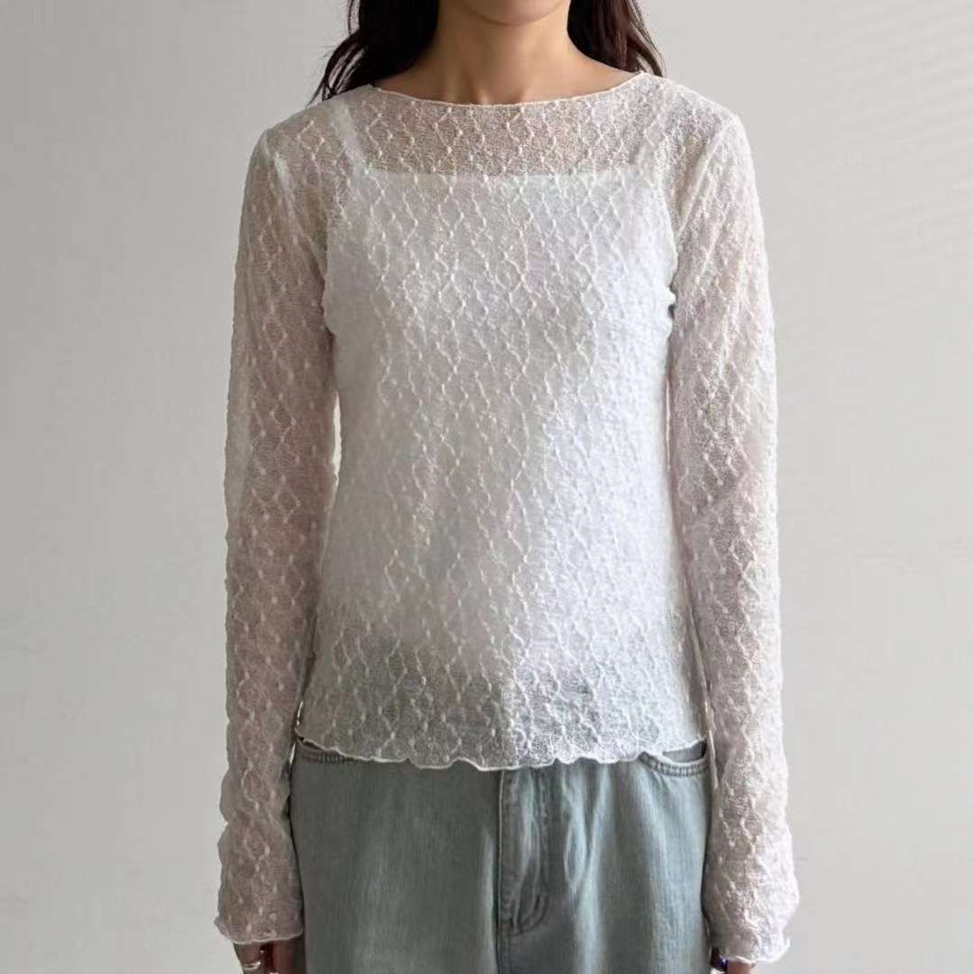 ABLE CO韓國代購女裝新款推薦人氣熱賣時尚長袖T恤不含內搭ABLE CO長袖T恤