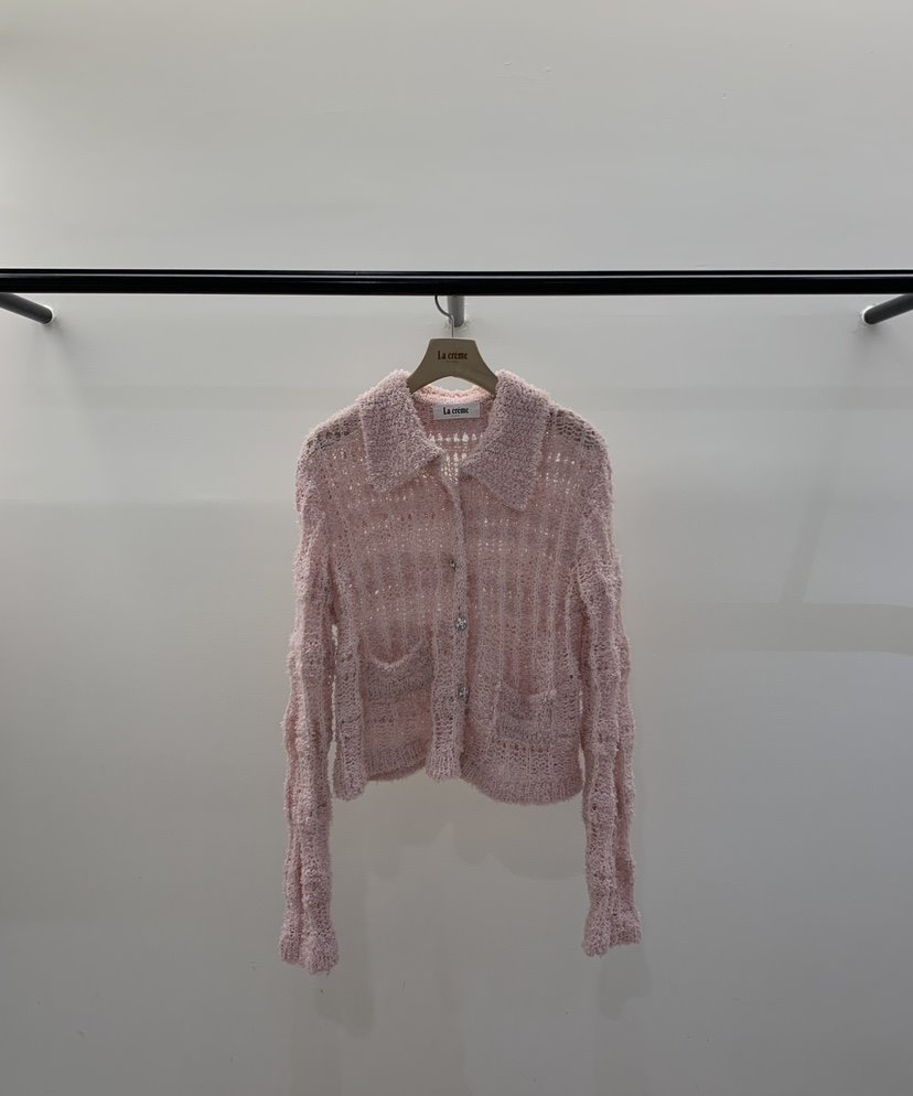 LA CREME東大門實拍女裝新款26春夏推薦熱賣休閑針織衫花呢LA CREME針織衫