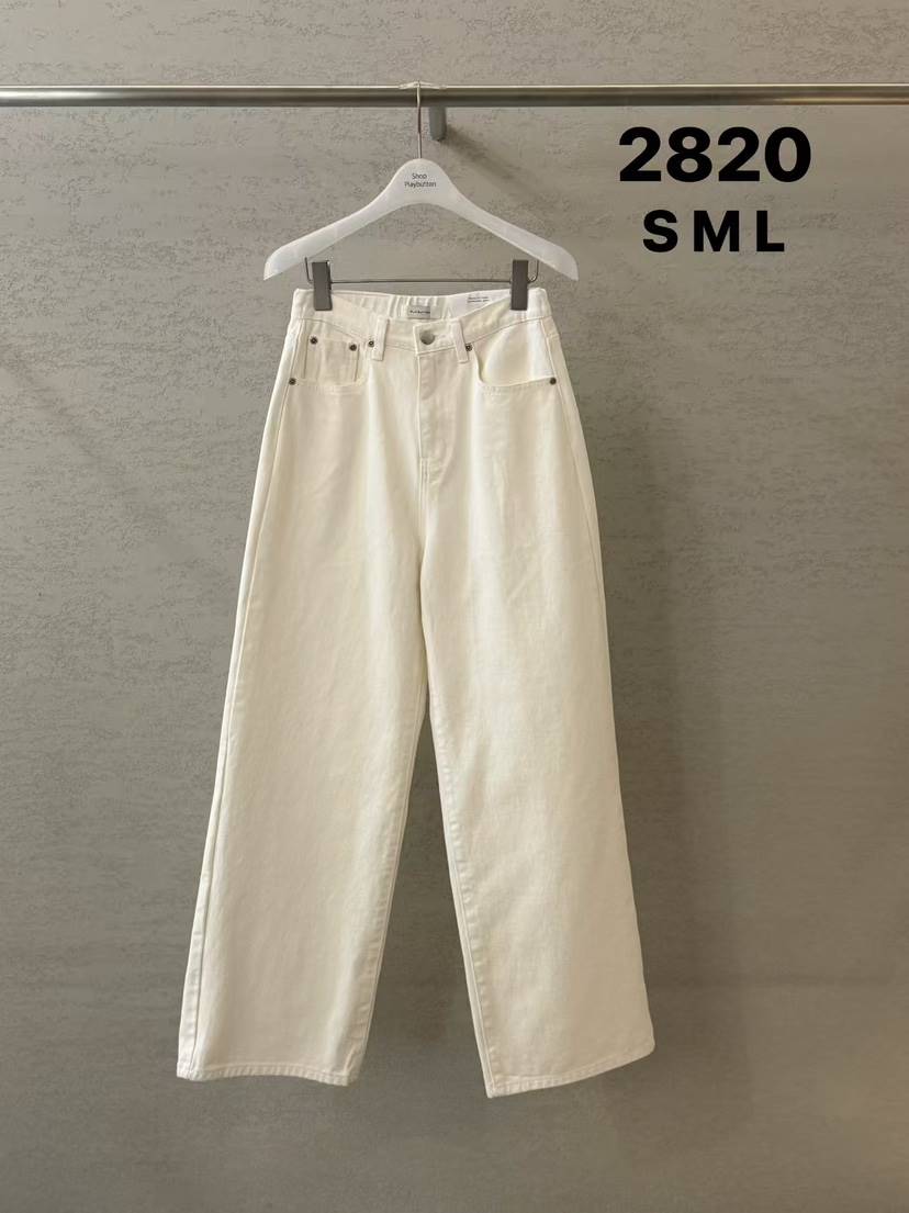 PLAYBUTTON-P東大門實拍女裝新品時尚26春夏人氣休閑牛仔褲PLAYBUTTON牛仔褲