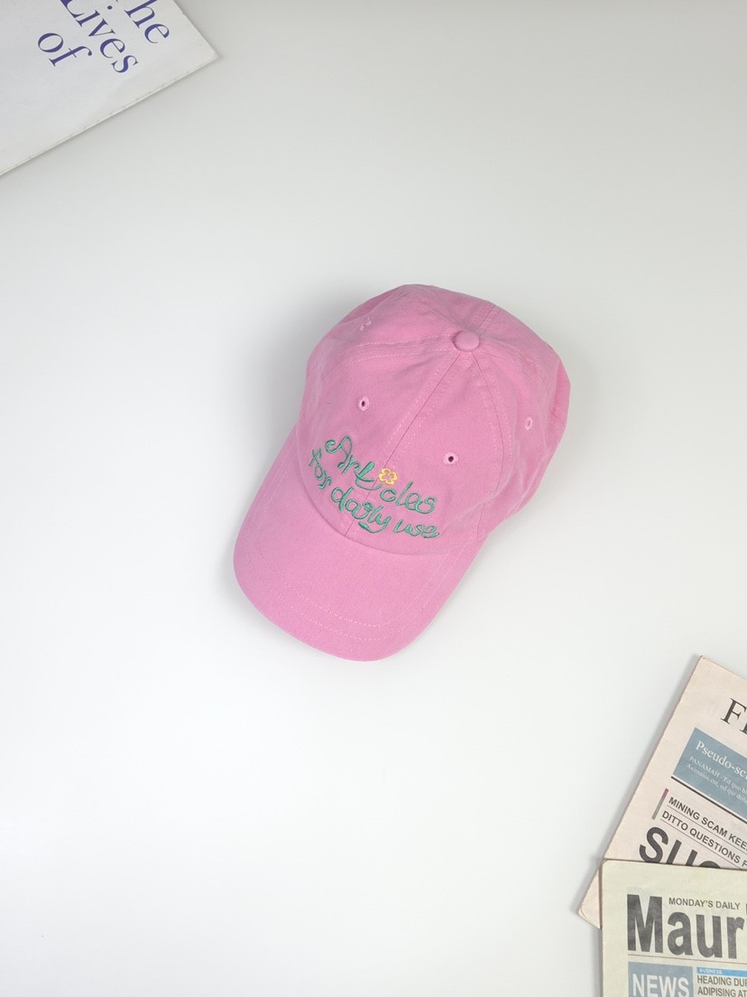 THE HAT-P韓國直郵女士新款26春夏推薦真品職業帽子刺繡THE HAT帽子