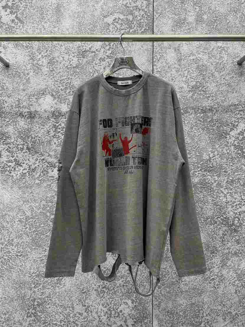 BADCALM東大門代購女裝新品熱賣26春夏真品人氣職業長袖T恤BADCALM長袖T恤