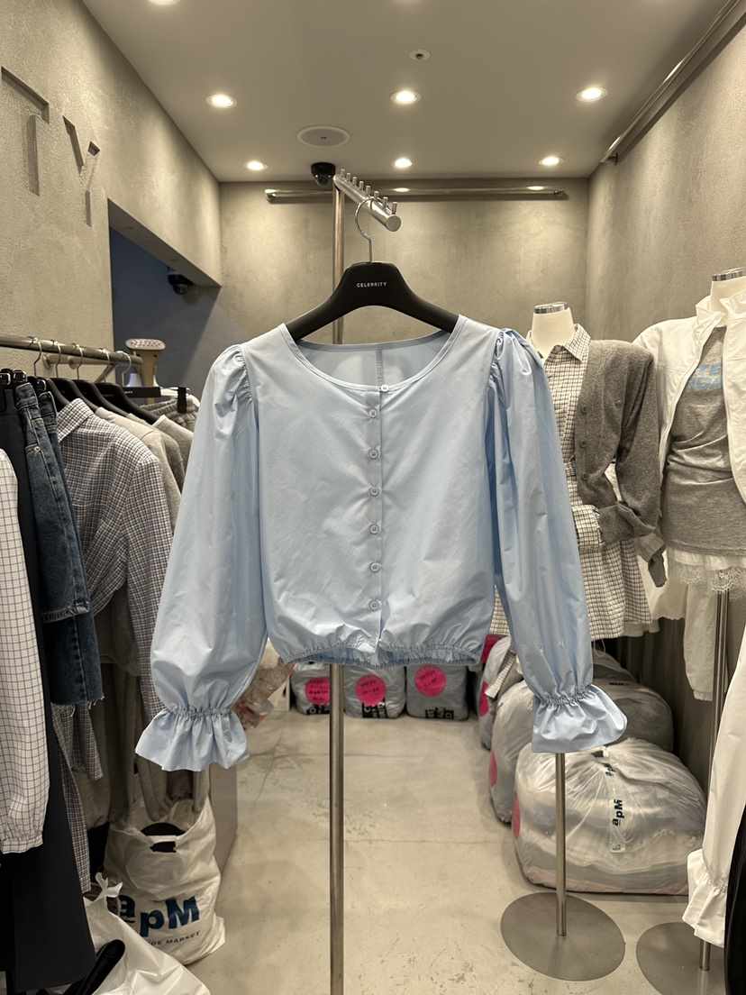 CELEBRITY-A東大門實拍女裝新品職業真品26春夏襯衫蕾絲衫CELEBRITY-A襯衫/蕾絲衫