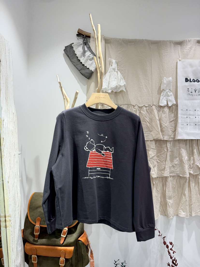 BLOOM東大門代購女士新款休閑人氣推薦職業真品26春夏長袖T恤BLOOM-S長袖T恤