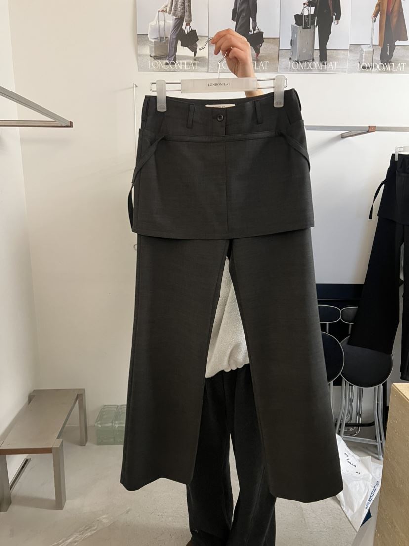 LONDON FLAT韓國直郵女士新款休閑時尚職業熱賣人氣裙褲LONDON FLAT裙褲