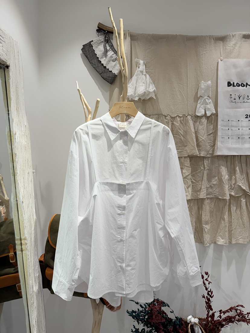 BLOOM東大門實拍女士新品熱賣時尚推薦26春夏休閑襯衫蕾絲衫BLOOM-S襯衫/蕾絲衫