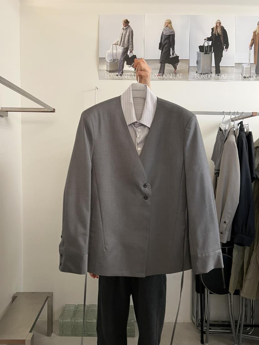 LONDON FLAT韓國直郵女裝新款休閑職業推薦熱賣夾克含腰繩LONDON FLAT夾克