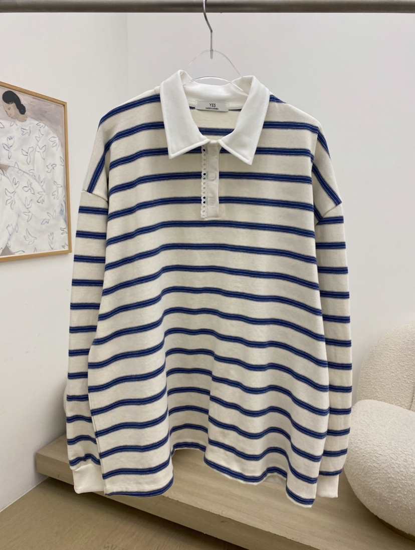 YES東大門直郵女士新款推薦26春夏時尚熱賣休閑真品長袖T恤YES長袖T恤