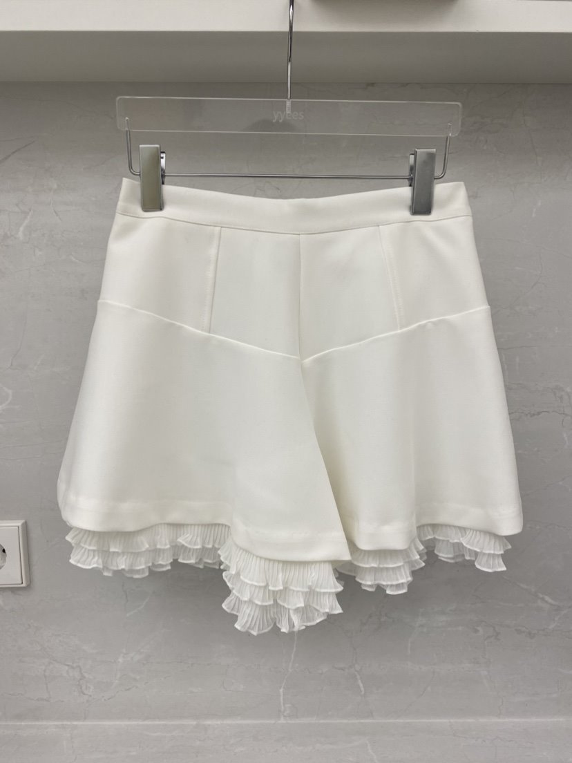 YES東大門代購女裝新品休閑人氣時尚職業真品推薦短褲褶裥YES短褲