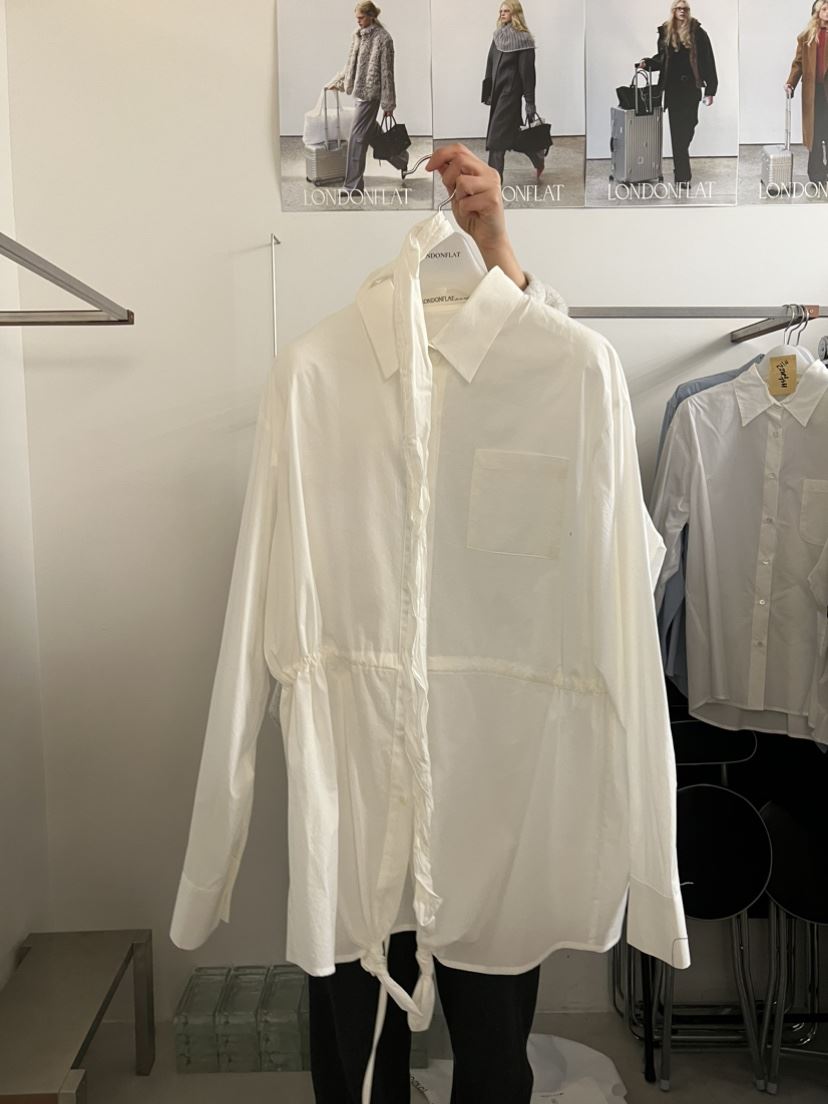LONDON FLAT東大門實拍女裝新款休閑真品襯衫蕾絲衫含脖帶LONDON FLAT襯衫/蕾絲衫