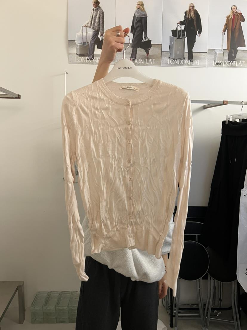 LONDON FLAT韓國代購女裝新款職業時尚人氣推薦針織衫開衫LONDON FLAT針織衫
