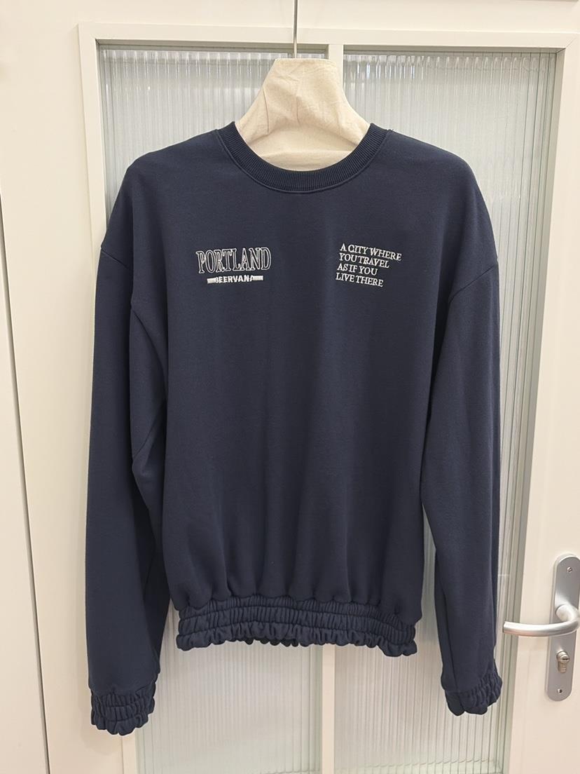 JADEMARKET韓國直郵女士新款推薦人氣休閑職業真品衛衣刺繡JADE MARKET衛衣