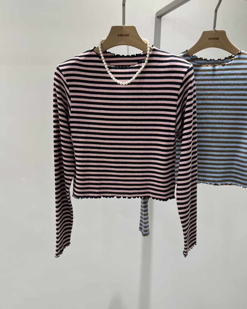 DENISE東大門實拍女裝新品推薦人氣26春夏熱賣休閑長袖T恤DENISE長袖T恤