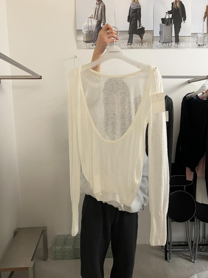 LONDON FLAT韓國代購女士新款職業真品時尚休閑針織衫圓領LONDON FLAT針織衫