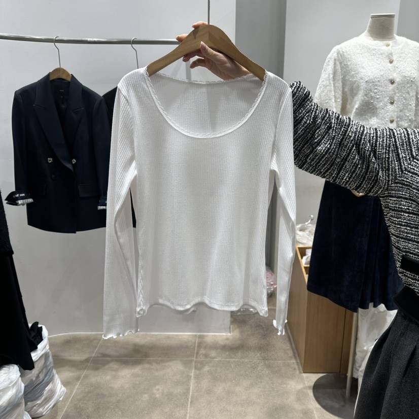 ENVY東大門實拍女裝新款26春夏時尚熱賣職業真品人氣長袖T恤ENVY長袖T恤