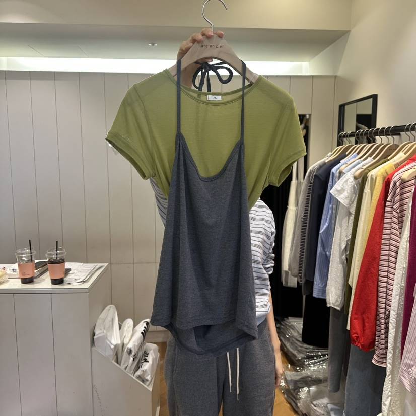 ARC韓國直郵女裝新品休閑熱賣26春夏推薦吊帶背心不含內搭ARC EN CIEL吊帶/背心