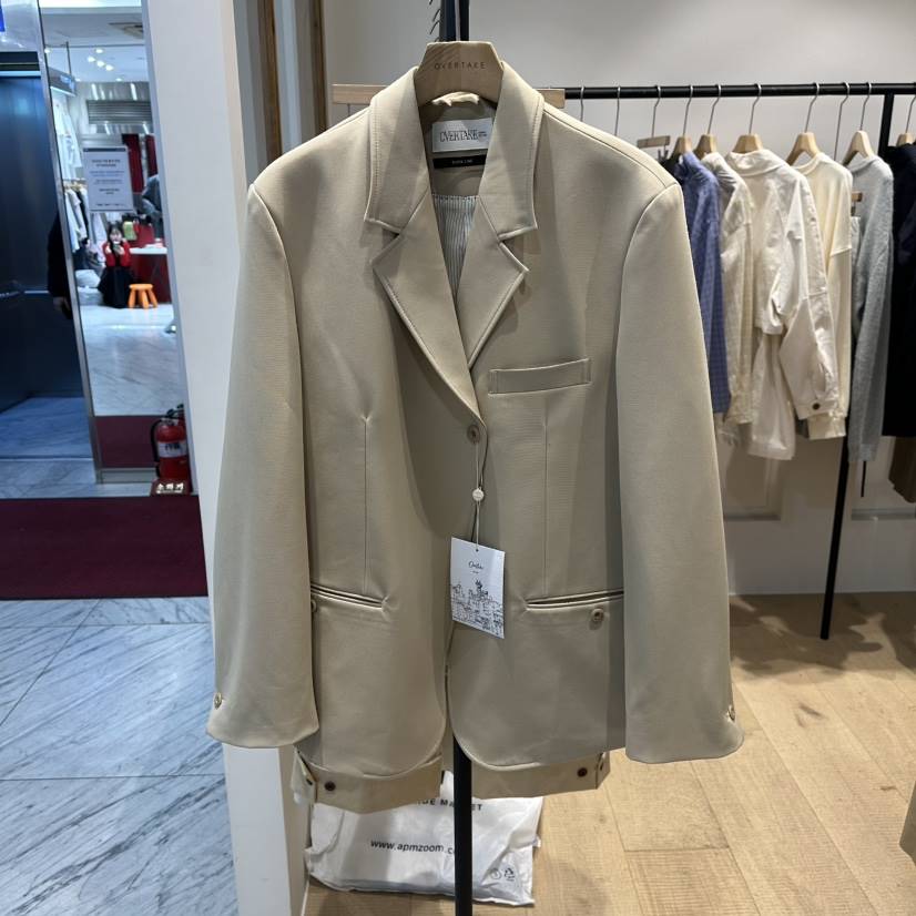 OVERTAKE東大門代購女士新品職業真品熱賣26春夏時尚夾克OVERTAKE夾克