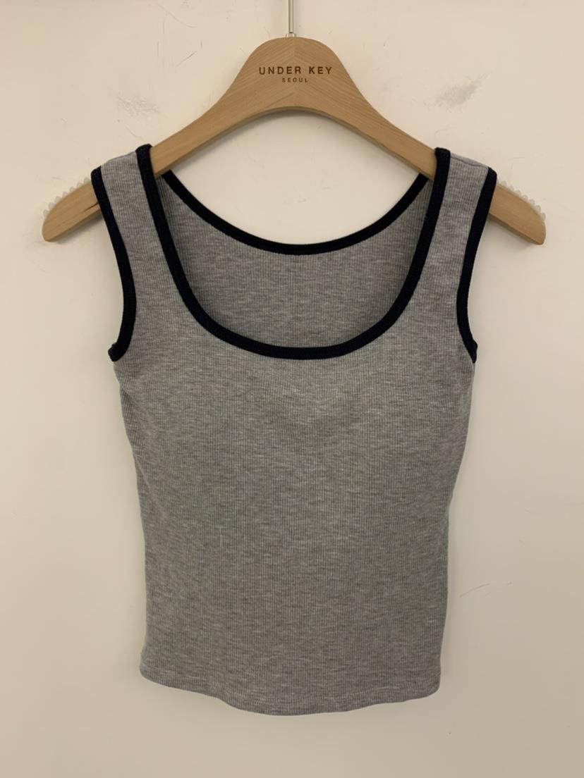 UNDER KEY韓國直郵女士新品時尚26春夏職業推薦吊帶背心UNDER KEY吊帶/背心