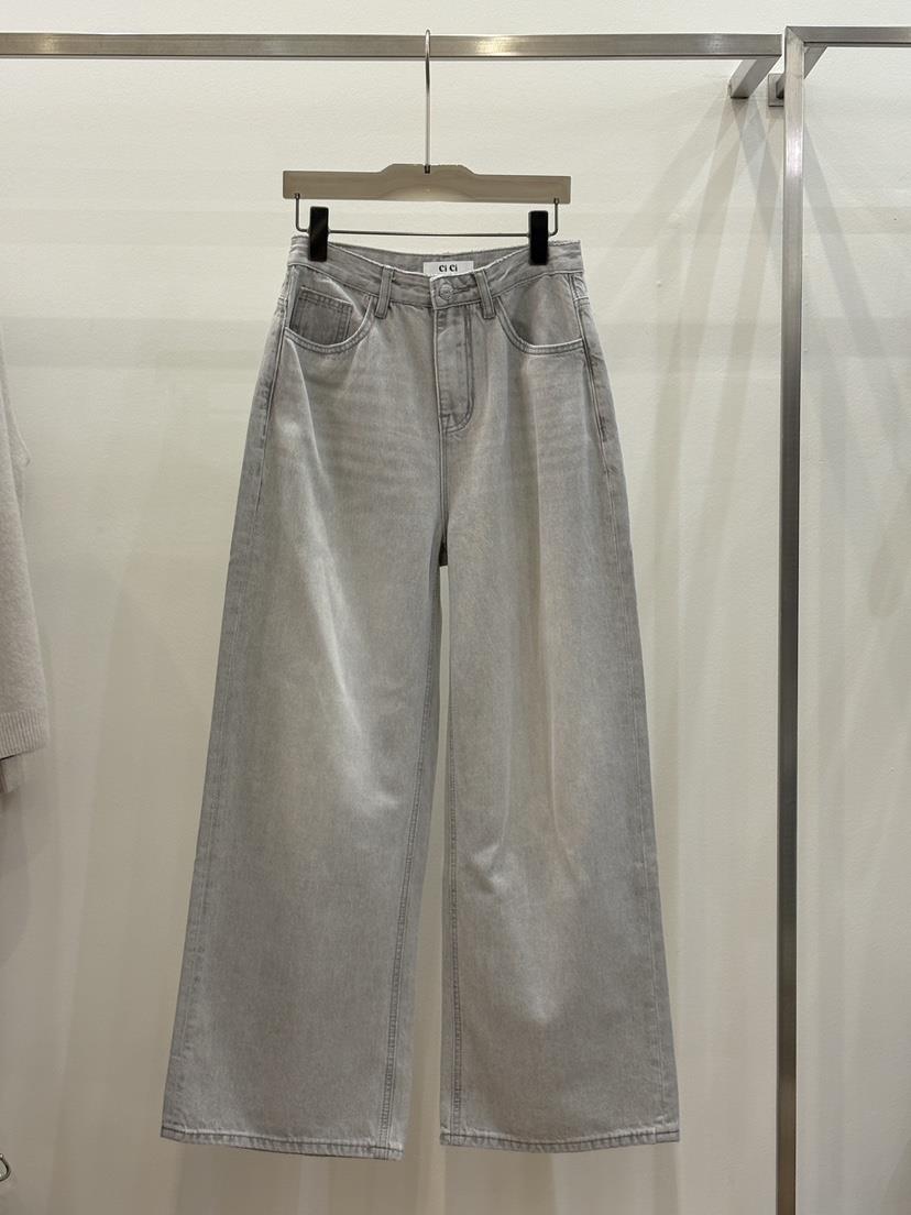 CICI東大門實拍女士新品26春夏人氣時尚推薦真品熱賣牛仔褲Ci Ci牛仔褲