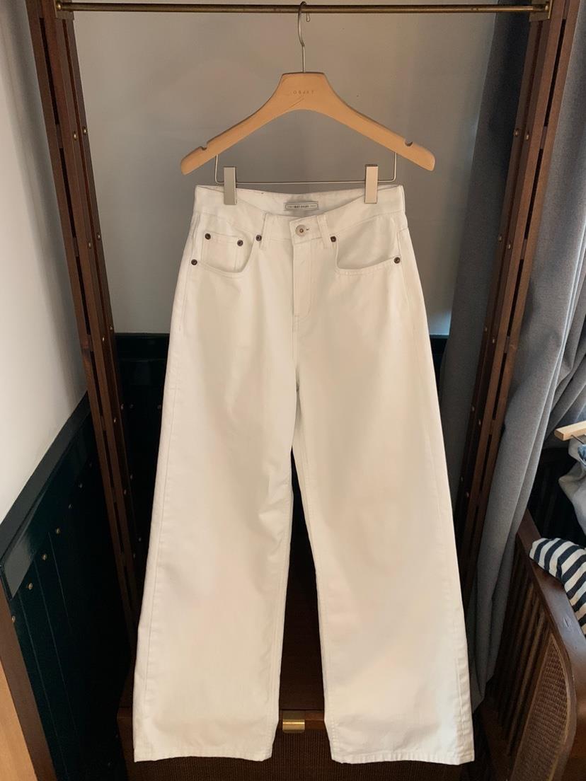 OBJET/LOVEUSU韓國代購女裝新款休閑時尚真品人氣牛仔褲OBJET/LOVEUSU牛仔褲