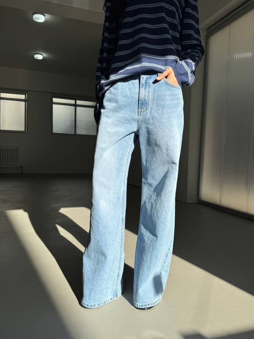 LIMLIMLIM東大門代購女裝新品熱賣26春夏推薦休閑牛仔褲寬松LIM LIM LIM牛仔褲