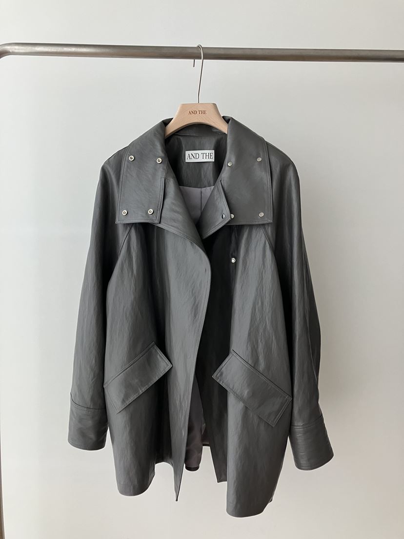 AND THE東大門實拍女裝新品真品時尚休閑熱賣26春夏夾克AND THE夾克